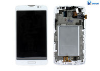 Beyaz 5 inç TFT Cam LG LCD Ekran Yedek Cep Telefonu Sayısallaştırıcı Dokunmatik Panel