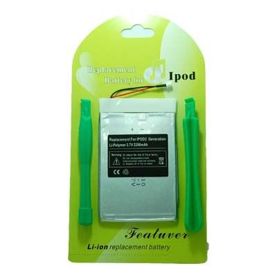 iPod 2Generation Pil Yüksek Kalite Li-Polimer Pil thium