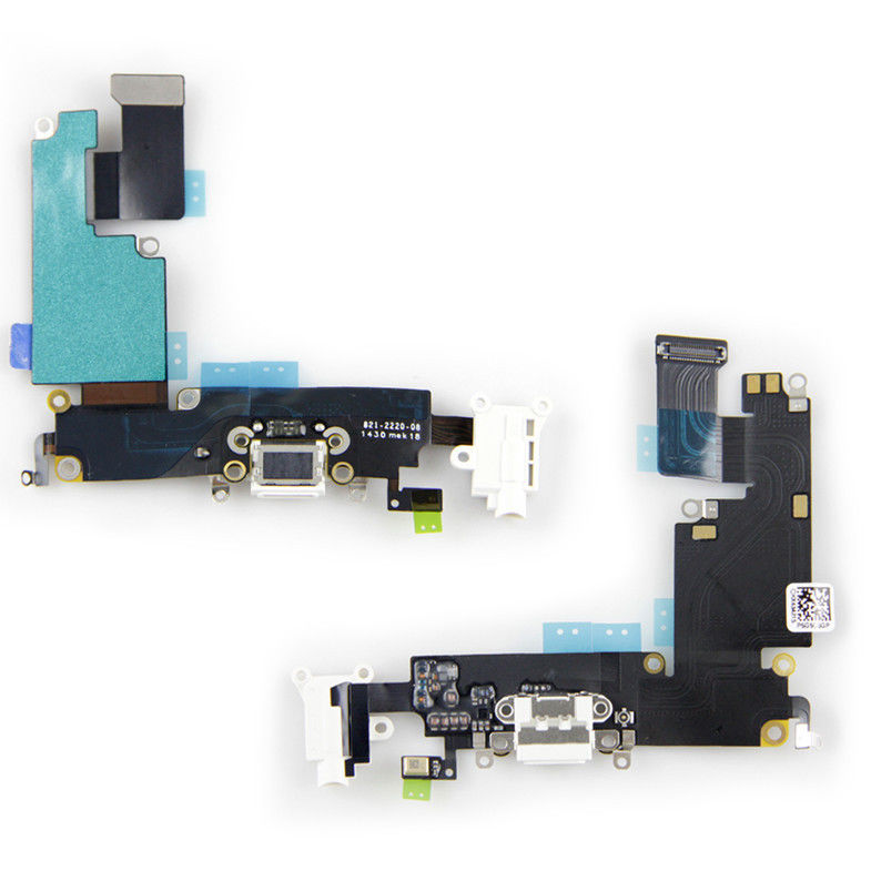 Beyaz Ses jakı Port Flex Kablo Şarj Orginal 6 Plus iPhone Dock Bağlantı