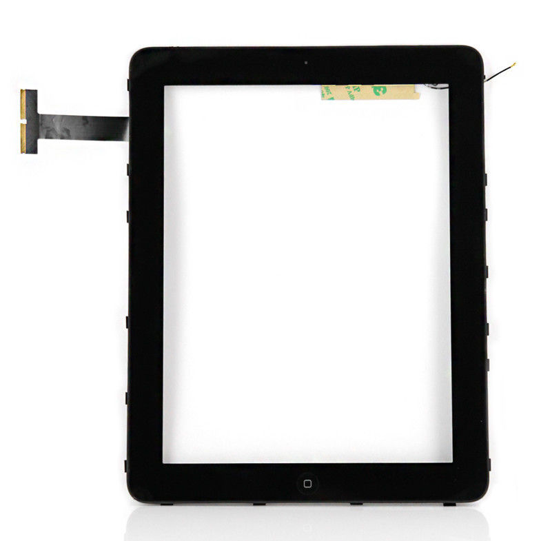 IPad 1 için Ana Ekran Düğmesi Siyah iPad Dokunmatik Ekran Digitizer Meclisi (3G sürümleri)