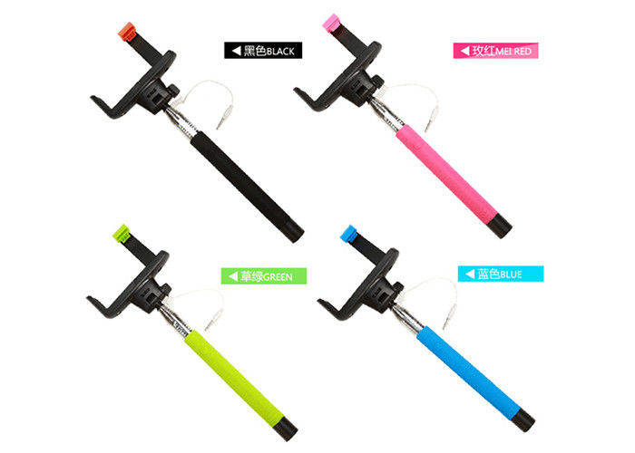 Renkli Cep Telefonu Selfie Stick Kamera için El Monopod Çubuk