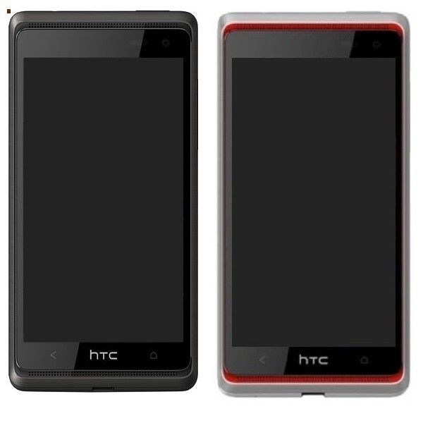 HTC Desire 600 için Çerçevesi ile Siyah, Kırmızı 4.5 inç Cep Telefonu Sayısallaştırıcı