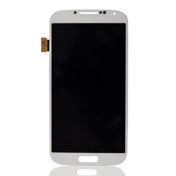 Digitizer Beyaz ile S4 i9500 LCD için çerçevesiz 5 İnç Samsung LCD Ekran