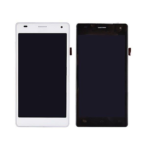 LG Optimus 4 X P880 LCD dokunmatik ekran Dijital dönüştürücü için siyah ve beyaz 4,7 inç LG LCD ekran değiştirme