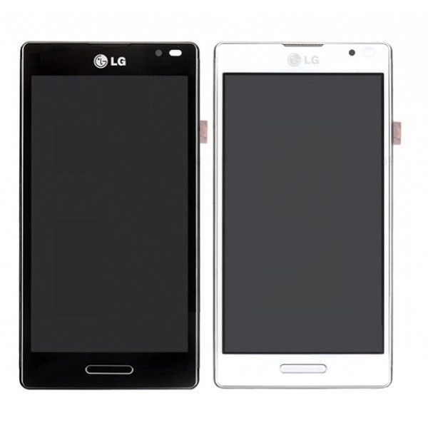 LG Optimus L9 P760 LCD Dokunmatik Ekran Sayısallaştırıcı Değiştirme için Siyah, Beyaz 4.7 inç LG LCD Ekran Yedek